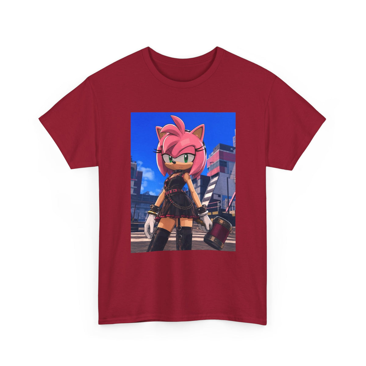 Gothic Amy Rose With Hammer Tee