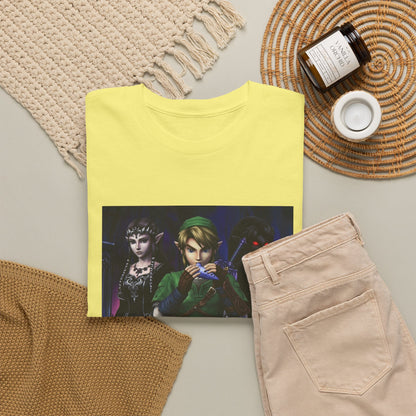 Link Playing Ocarina With Dark Companions Tee