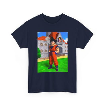 Goku Blazing Outside Peach's Castle Tee