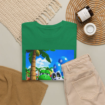 Yoshi And Dry Bones Flipping The Bird Tee (Design 6)