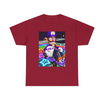 Waluigi Sipping Lean On Rainbow Road Tee (Design 4)