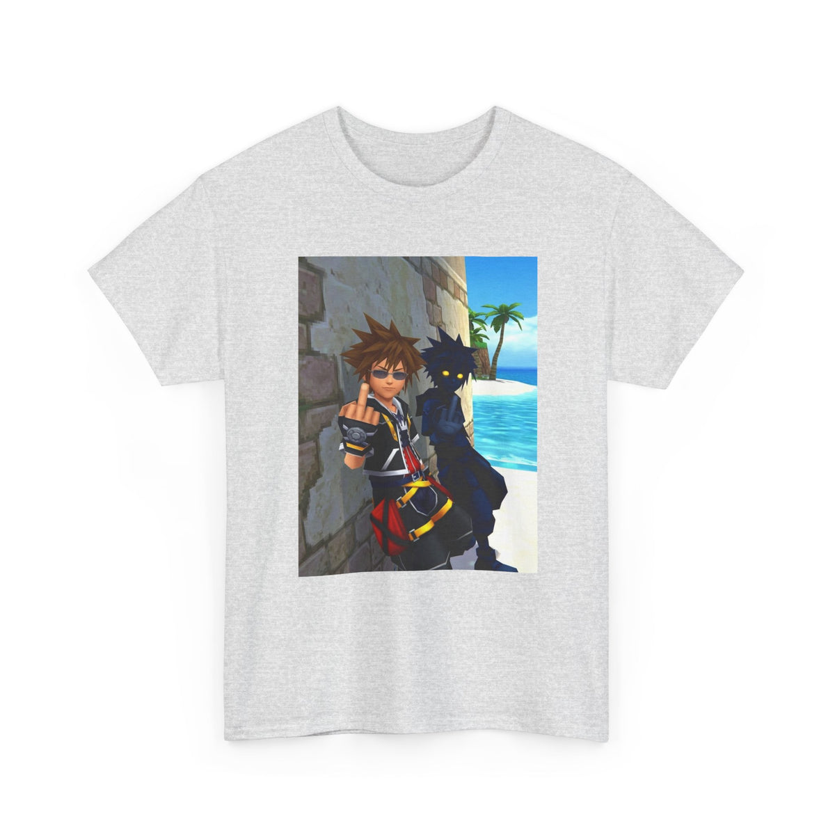 Sora And Shadow Flipping You Off