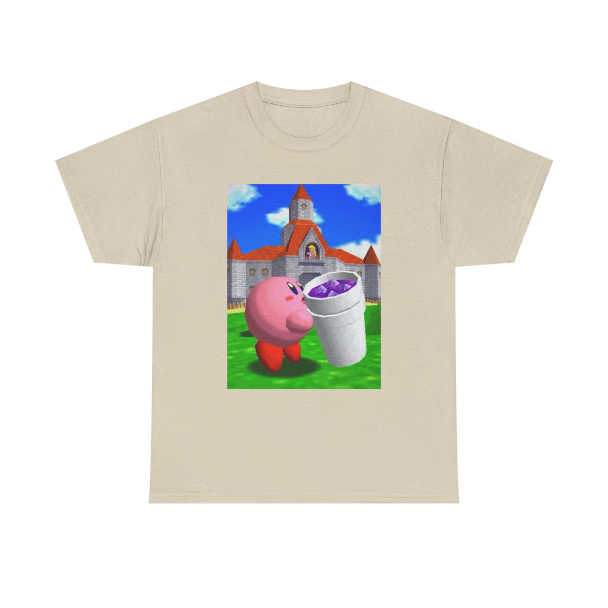 Kirby Sipping Lean At Mushroom Kingdom