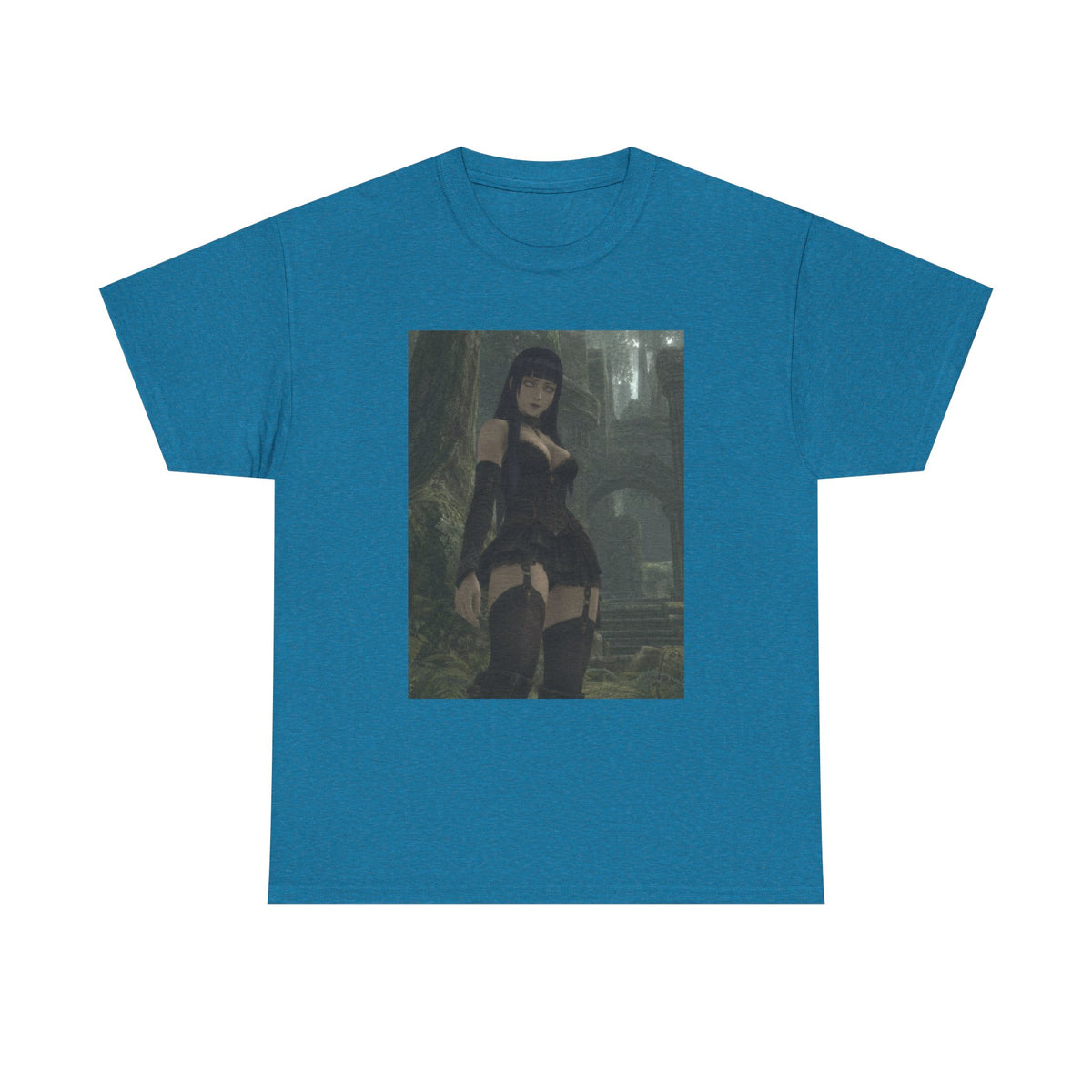 Gothic Byakugan Maiden In Ancient Ruins Tee