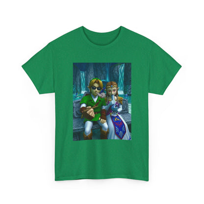 Link And Zelda Sharing A Smoke Tee