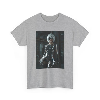 Chrome 2B Leaning In Industrial Scene