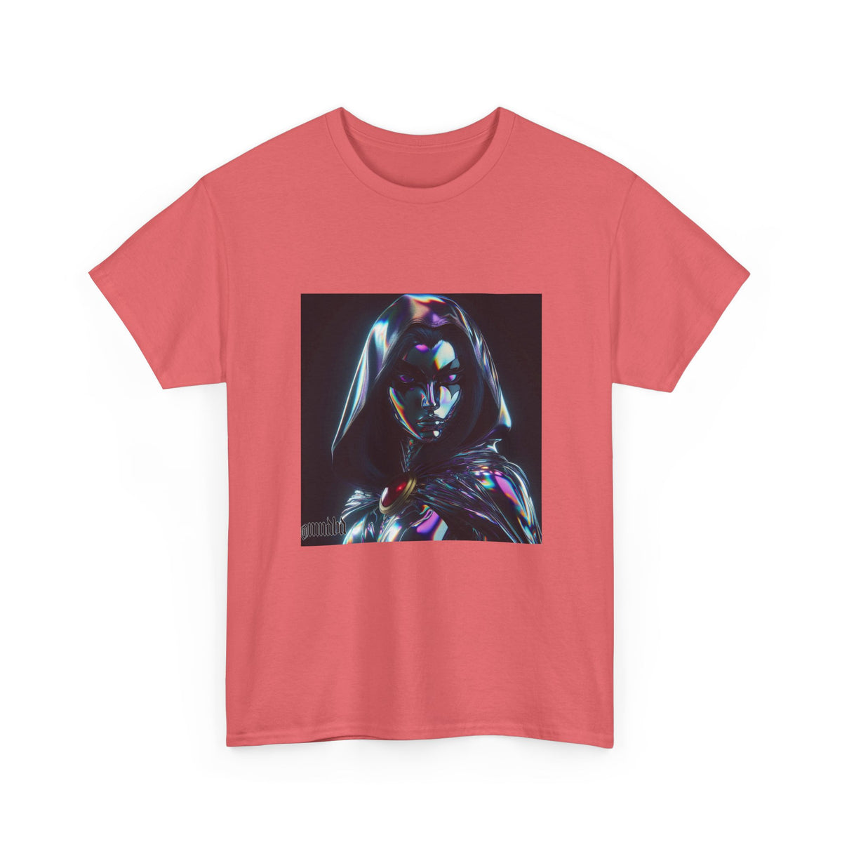 Holographic Raven Sorceress Shimmers Mysteriously