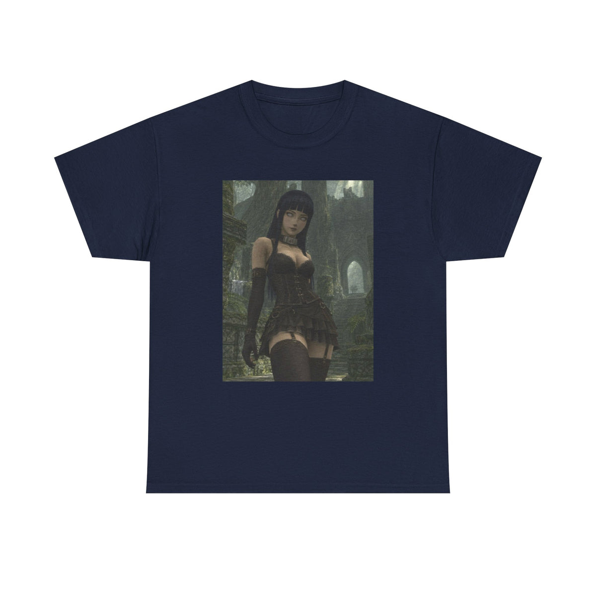 Gothic Byakugan Empress In Ancient Ruins