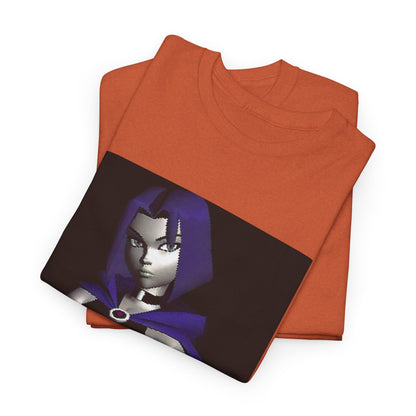 Pixelated Raven Standing Arms Crossed Tee