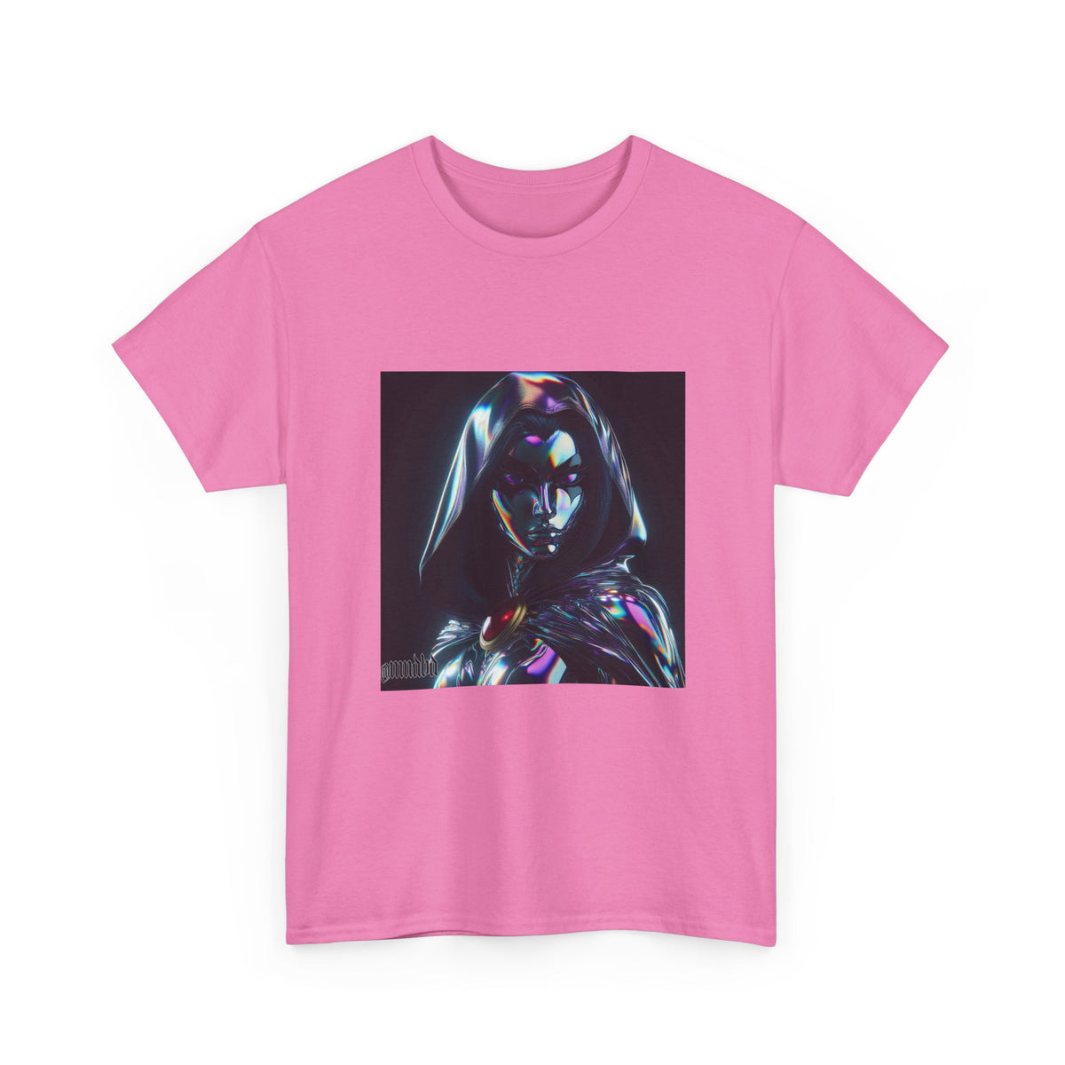 Holographic Raven Sorceress Shimmers Mysteriously