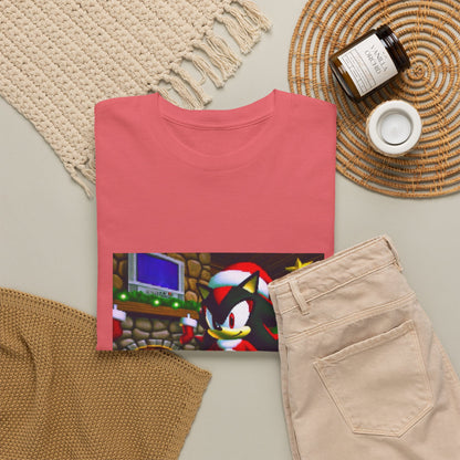 Shadow The Hedgehog Christmas Drip Tee