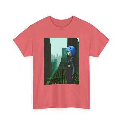 Neon Genesis Smoking Anime Girl Matrix Tee