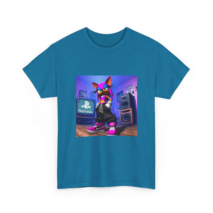 Pink Sonic-Style Character In Y2K Drip