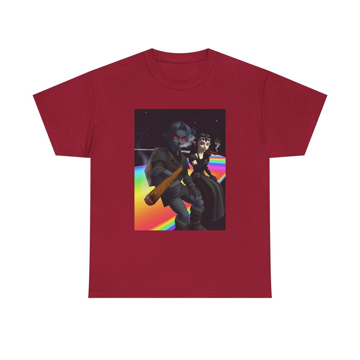Dark Link And Princess Zelda Blazing Tee