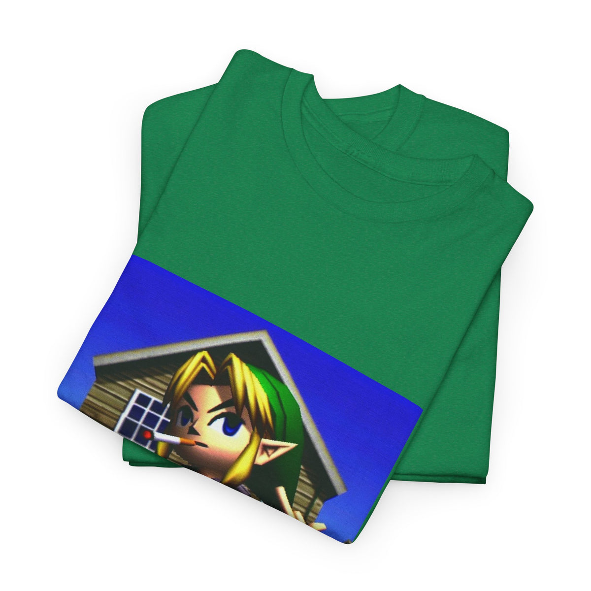 Edgy Hero Smoking And Flipping The Bird Tee