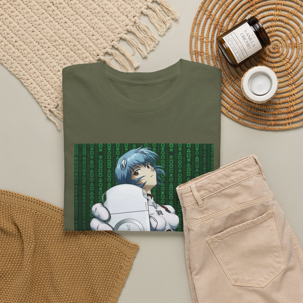 Rei Ayanami With PSP Matrix Tee