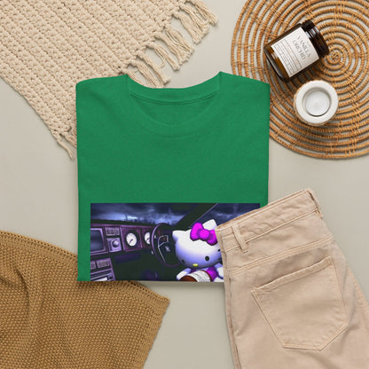 Hello Kitty Pours Lean In Car Tee