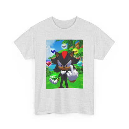 Shadow The Hedgehog Flipping The Bird Tee