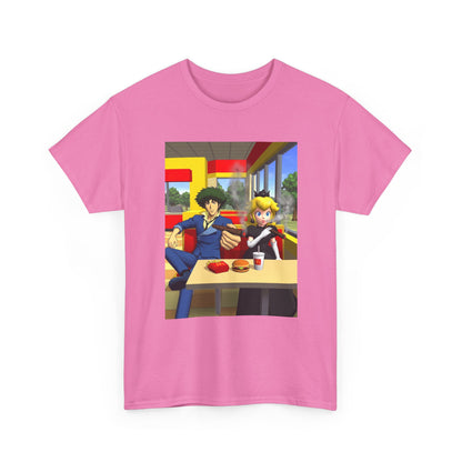 Spike Spiegel And Dark Peach Chilling Tee