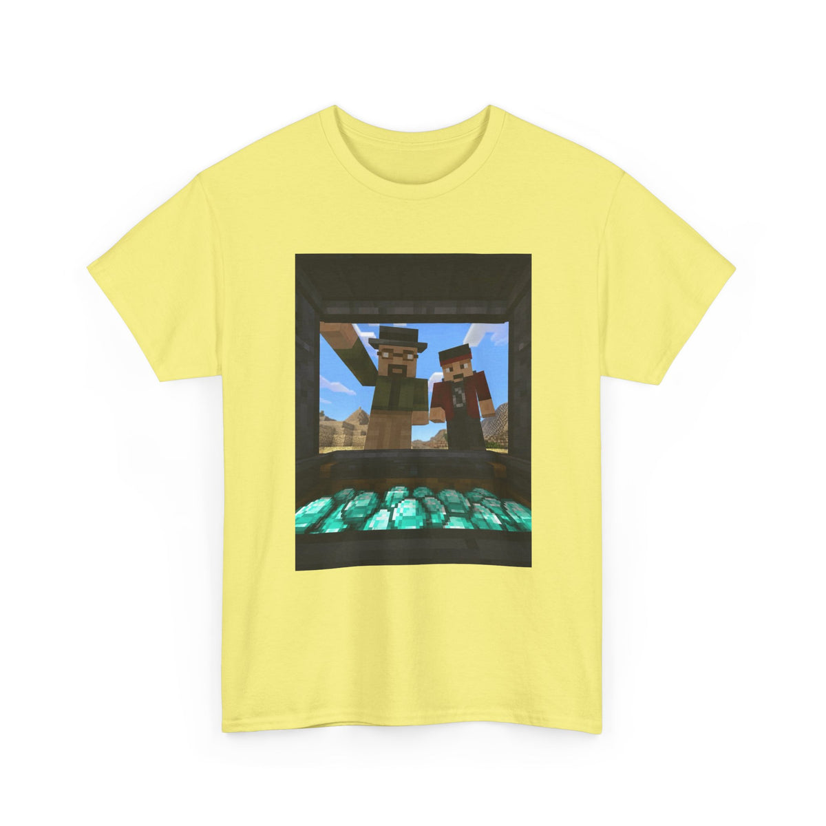 Pixelated Duo With Precious Gems