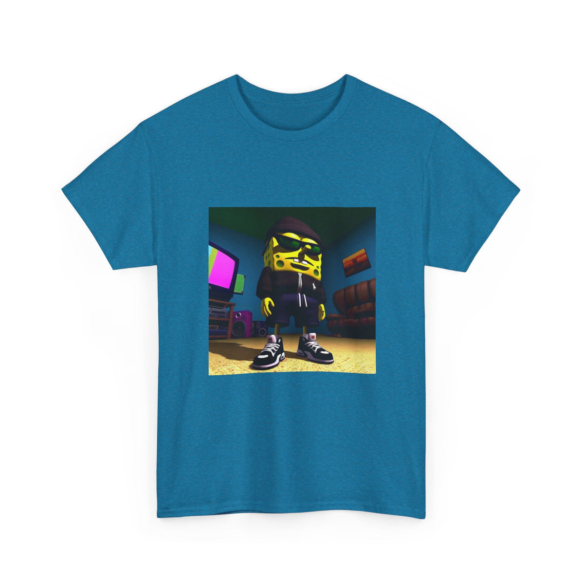 Blinged-Out Sponge Dude Chilling Tee