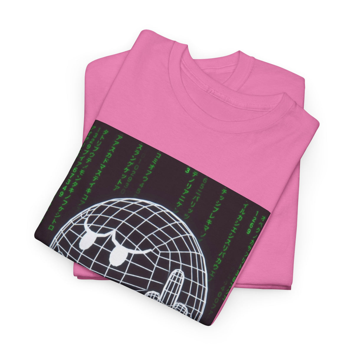 Wireframe Boo Giving The Finger Tee