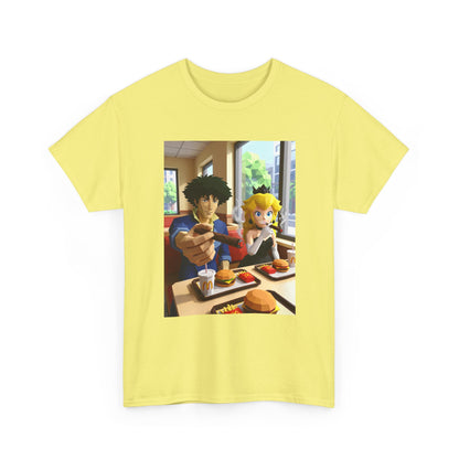 Spike and Princess Peach Smoking Cigars Tee