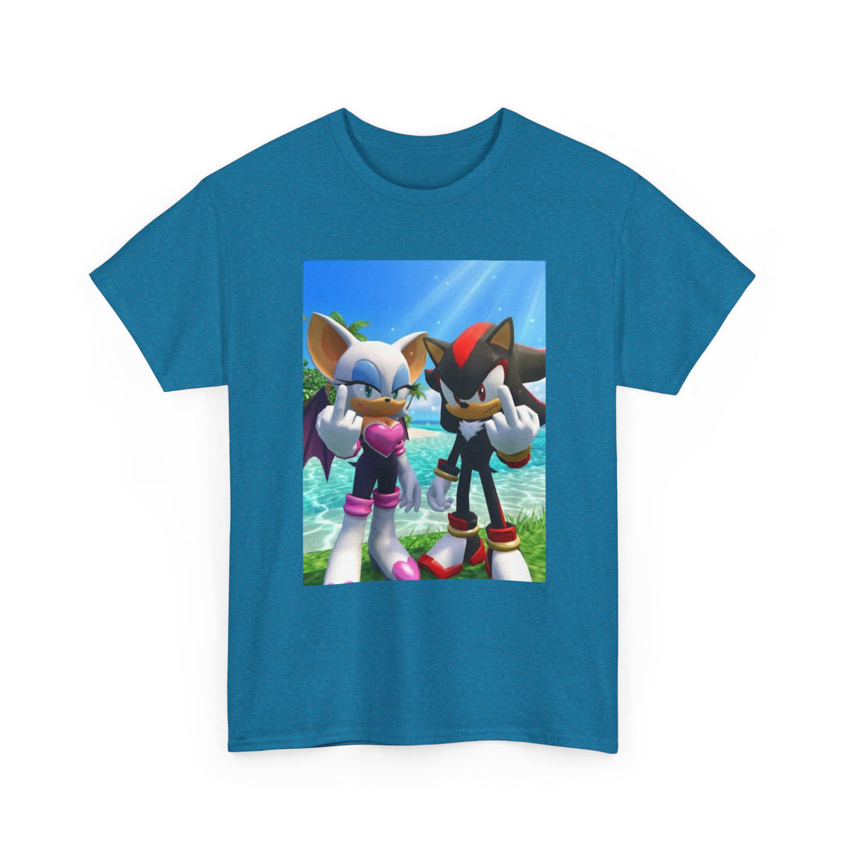 Rouge And Shadow Flipping The Bird Tee (Design 3)