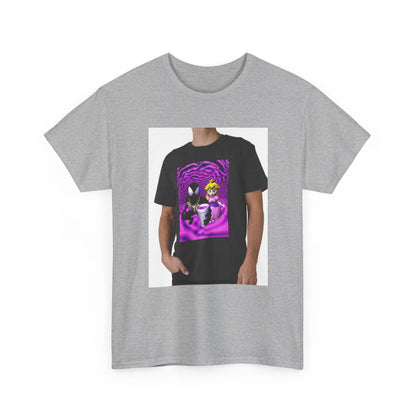 Symbiote And Princess On Purple Swirls