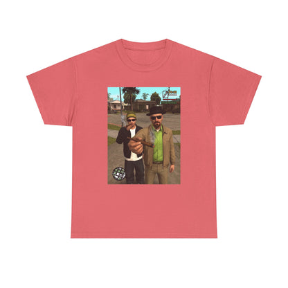 Heisenberg And Jesse Breaking Bad Grand Theft Auto Blunts Tee