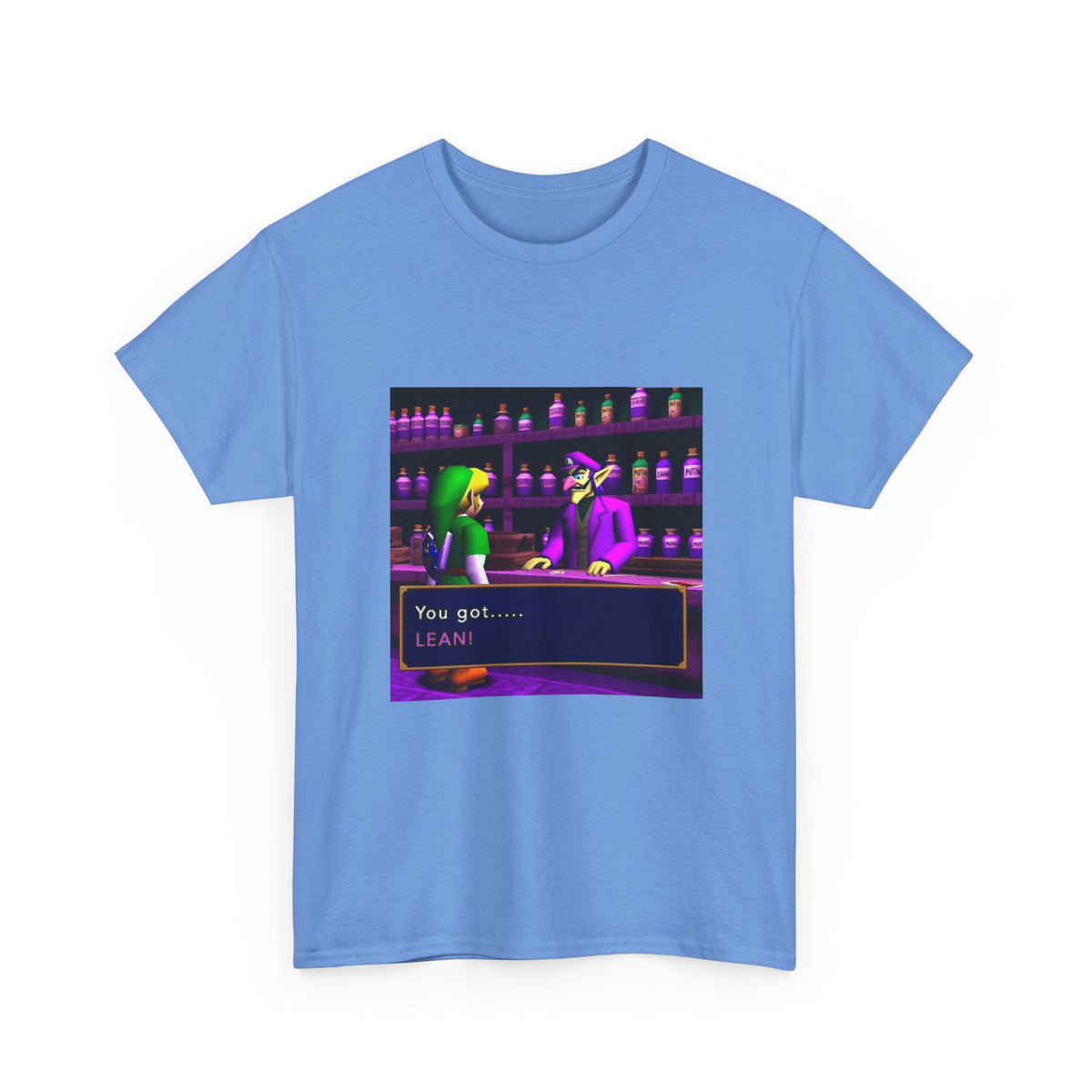 Link Gets Lean From Waluigi Tee
