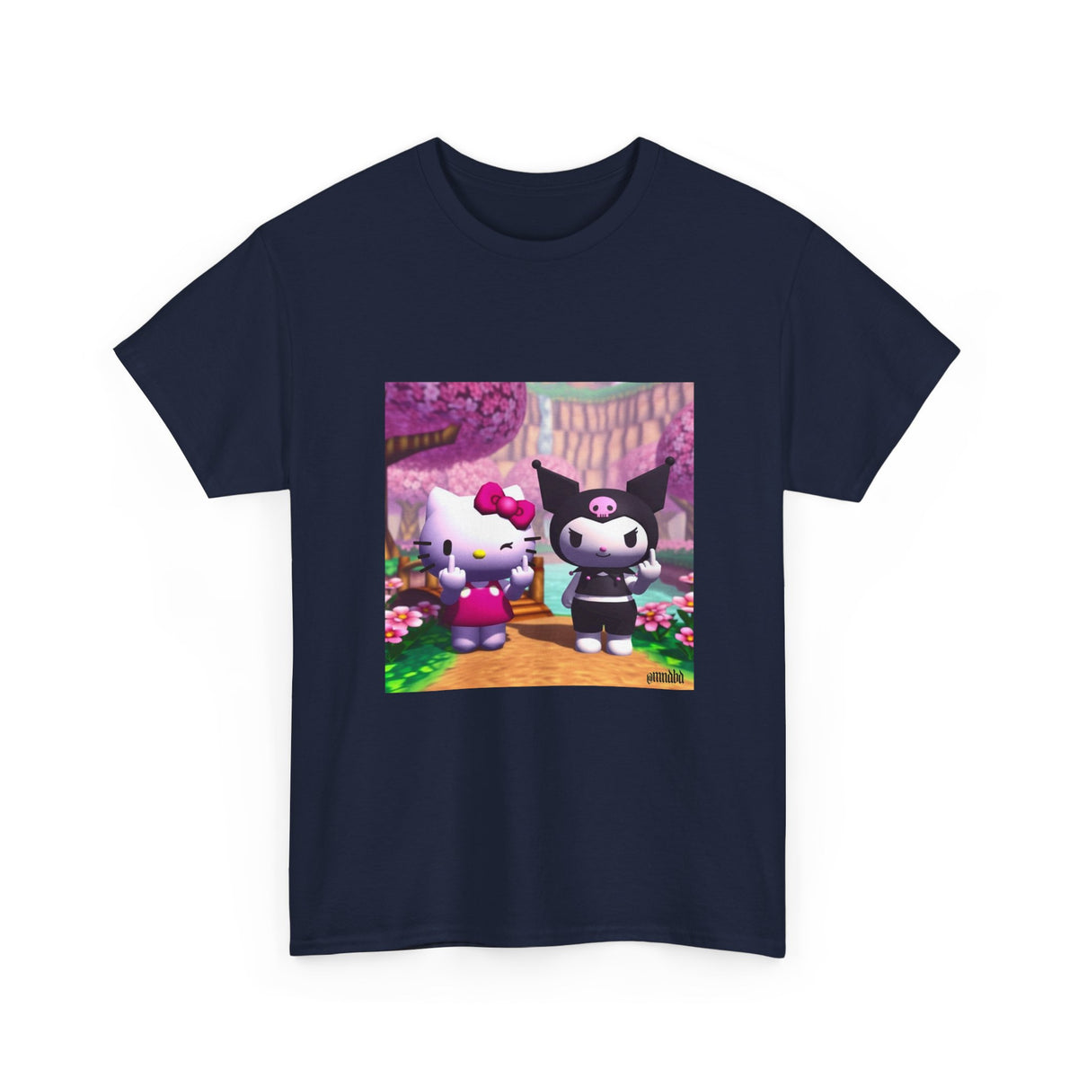 Hello Kitty And Kuromi Flipping The Bird