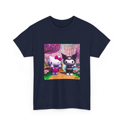 Hello Kitty And Kuromi Flipping The Bird