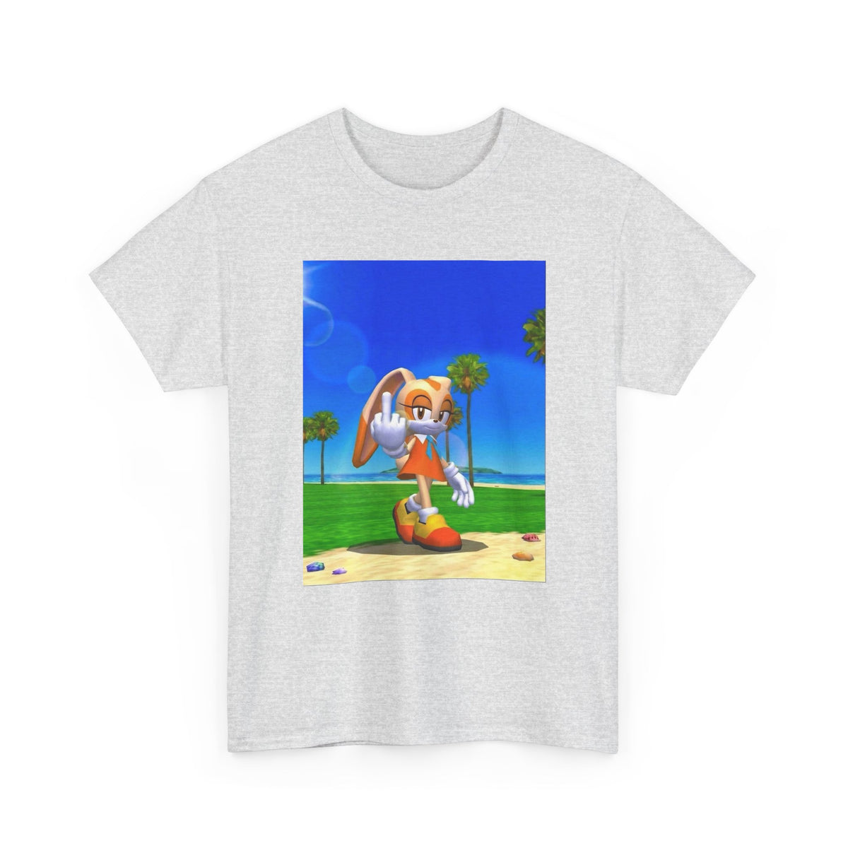 Cream The Rabbit Giving The Finger Tee
