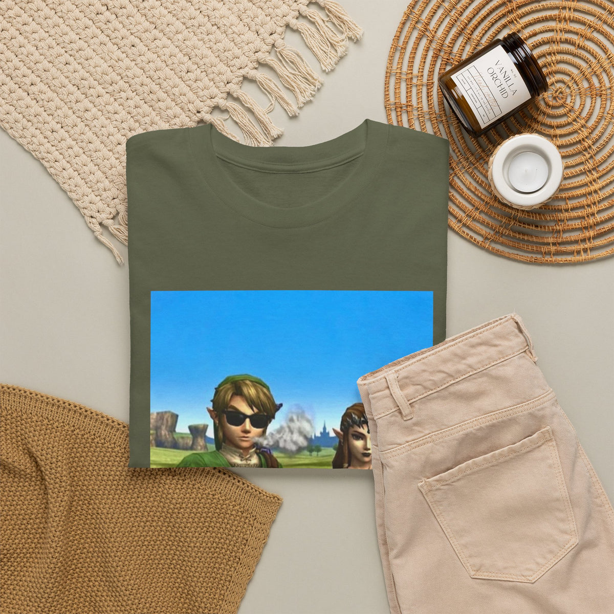 Link And Zelda Chilling With Blunts Tee