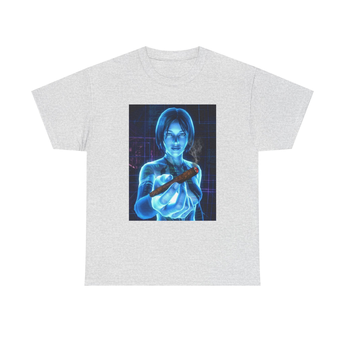 Holographic AI Offering You A Blunt Tee