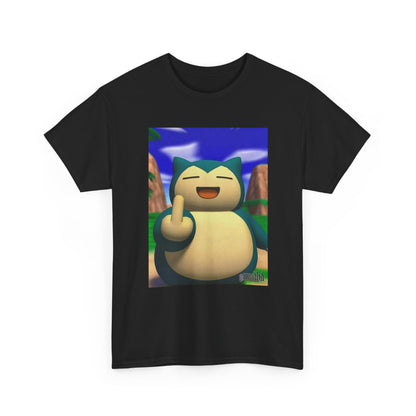 Snorlax Flipping The Bird Tee