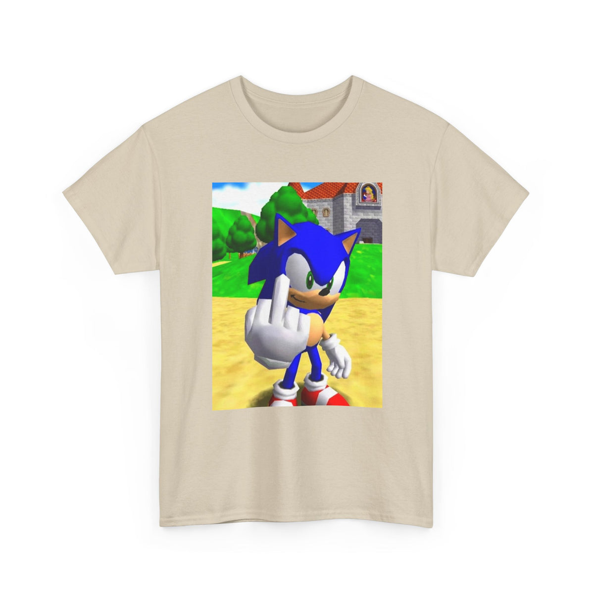 Sonic Flipping The Bird Tee