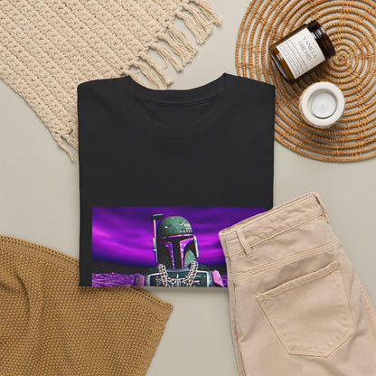 Boba Fett Sipping Purple In A Hypnotic Realm