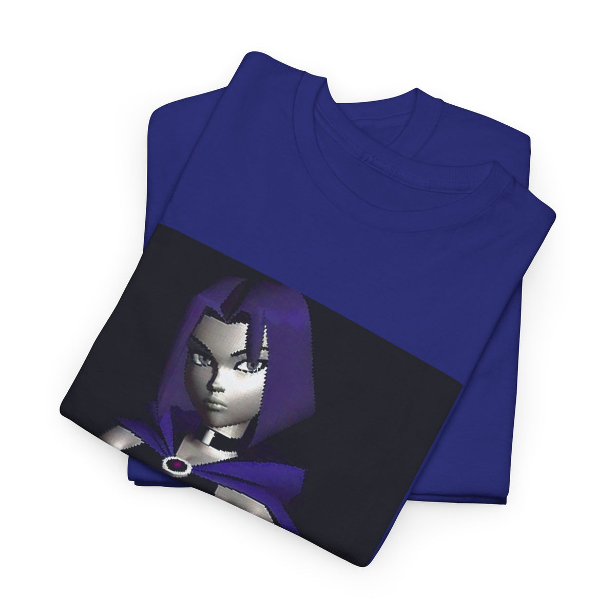 Pixelated Raven Standing Arms Crossed Tee