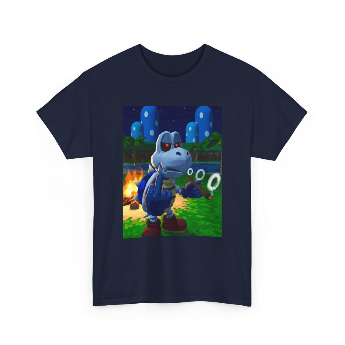 Dry Bones Smoking Blunt Flipping Off Tee