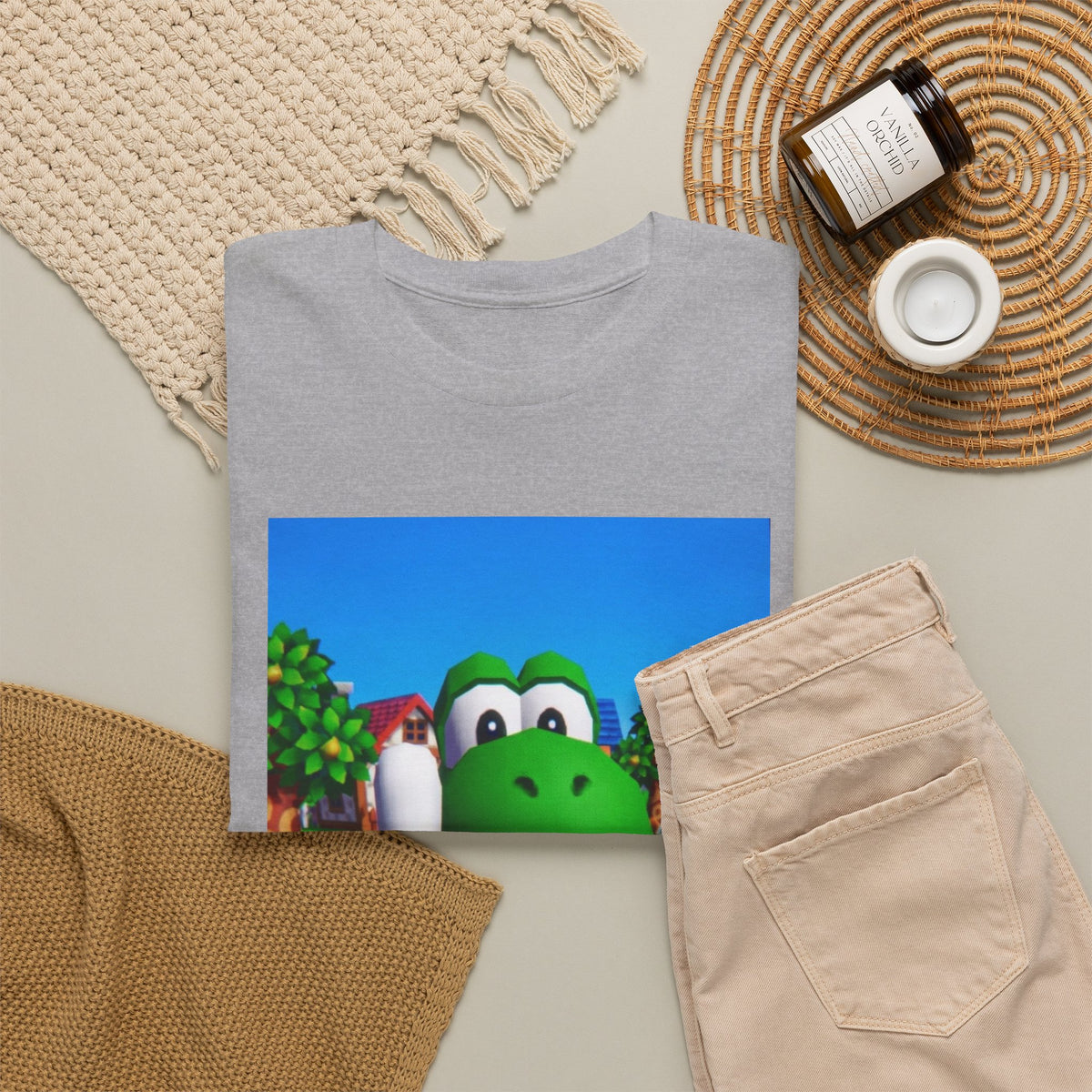Yoshi Giving The Finger Tee (Design 6)