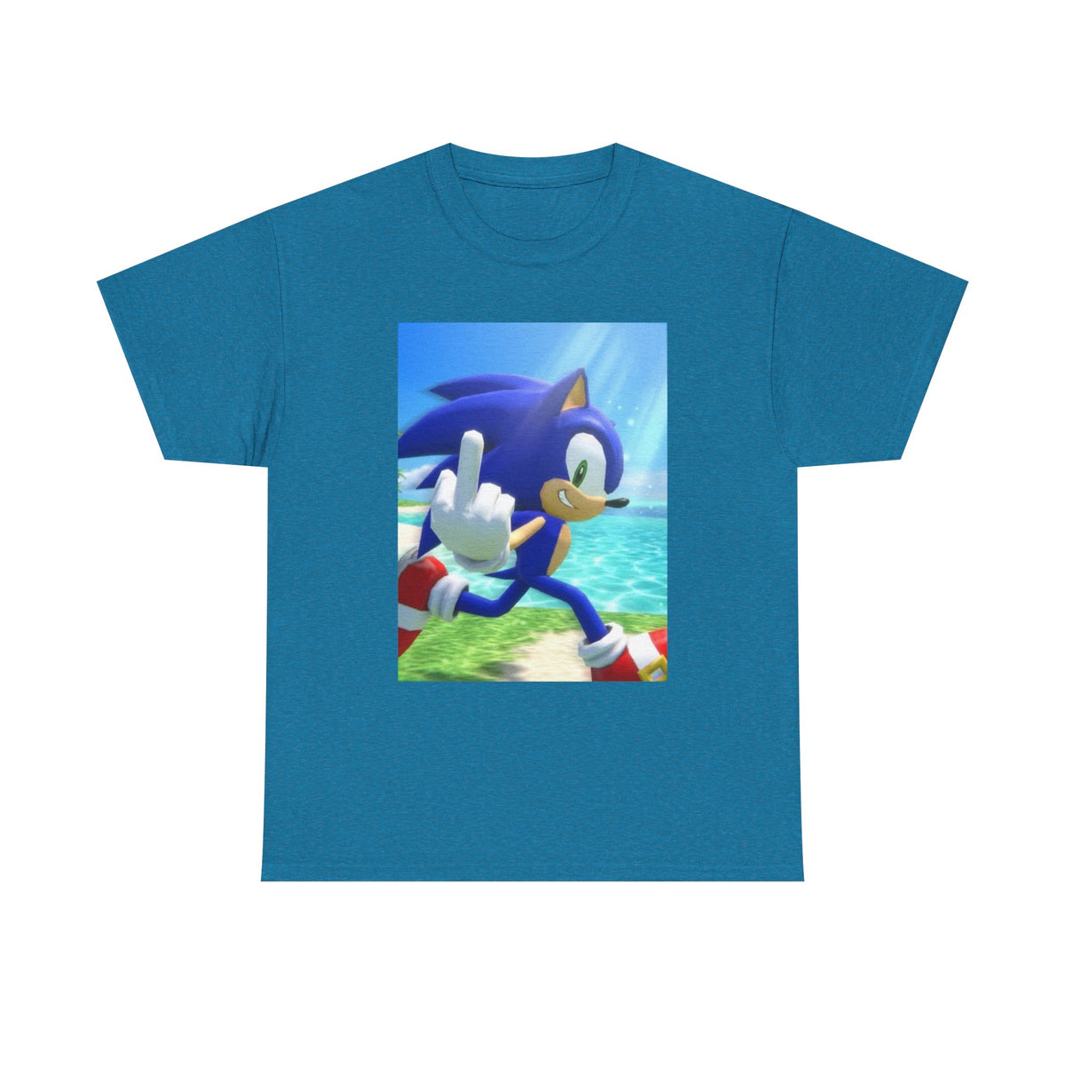 Sonic Gives The Finger Tropical Tee