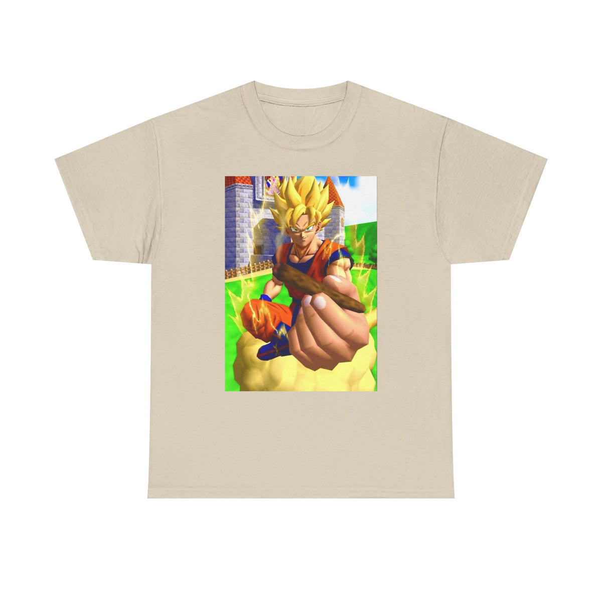 Super Saiyan Goku Offering A Blunt Tee