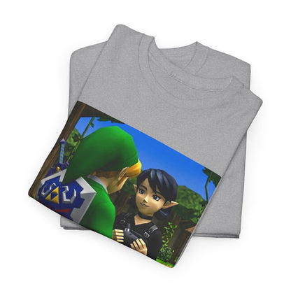 Link And Ocarina Girl Meeting