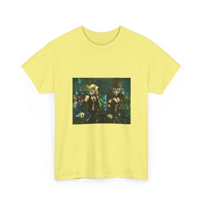 Princess Peach and Zelda DJing with Friends Tee