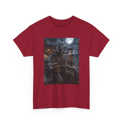 Hunters Smoking Under Moonlight
