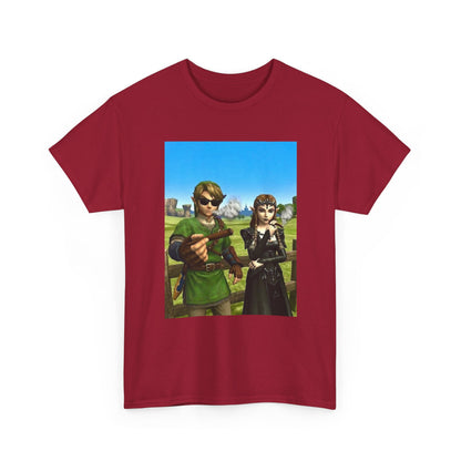 Link And Zelda Chilling With Blunts Tee