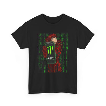 Asuka Wireframe Holding Monster Can
