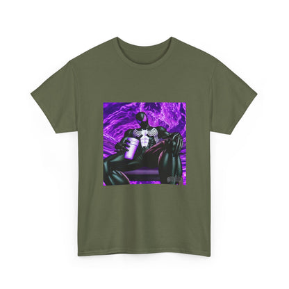 Symbiote Spider-Man Chilling with Lean Tee